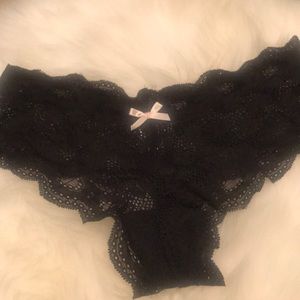 NWT  Black lace sexy panties